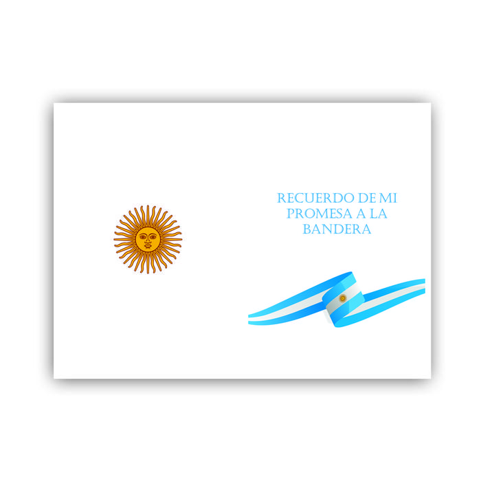 Carpeta Recuerdo Promesa a la Bandera (Cod. 15401)